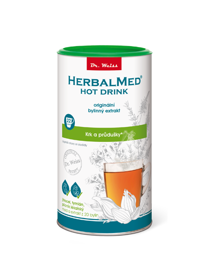 HERBALMED Hot drink Forte Dr. Weiss - horký nápoj pro krk a průdušky*