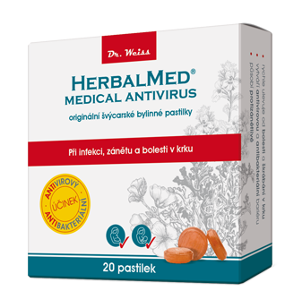 HERBALMED Medical Antivirus Dr. Weiss  - pastilky pro posílení imunity